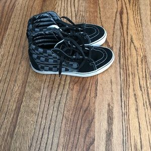 Checkerboard Vans Suede